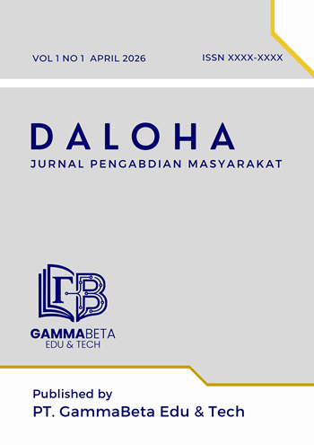 					View Vol. 1 No. 1 (2026): Daloha: Jurnal Pengabdian Masyarakat
				